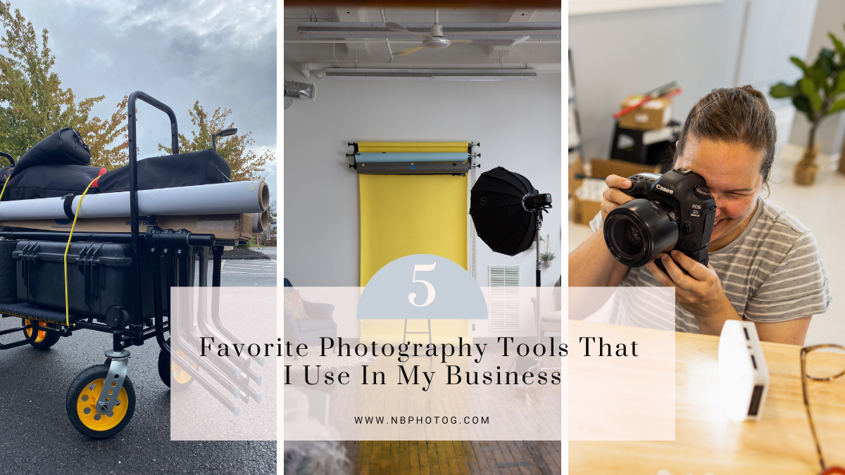5 favorite photography tools that I use in my business
