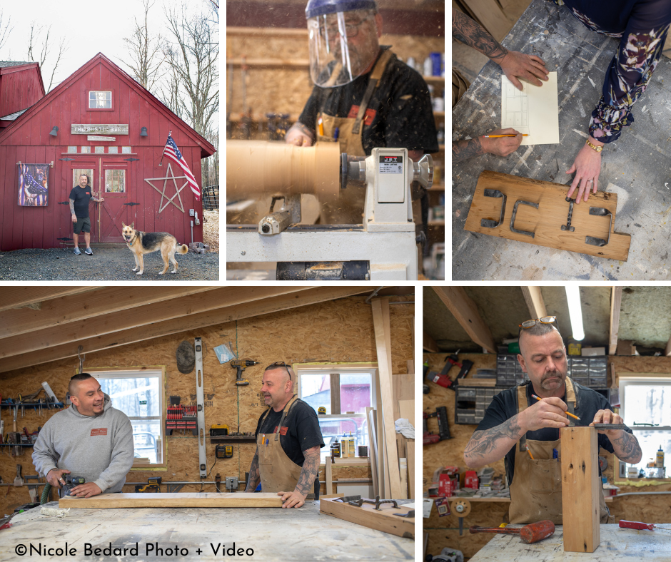 the rustic barn furniture process Nicole Bedard Photo + Video