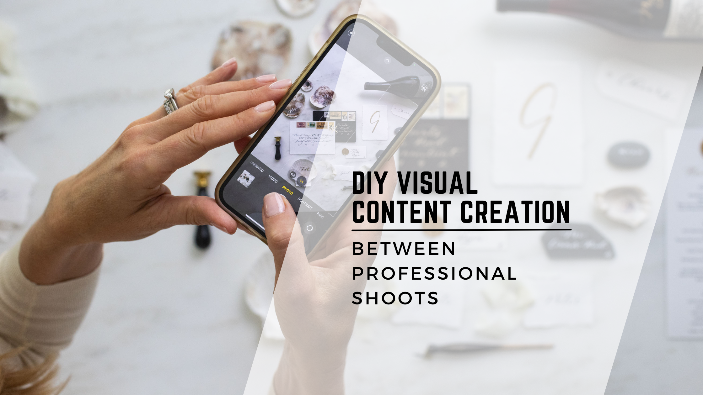 DIY Visual Content Creation Between Professional Shoots
