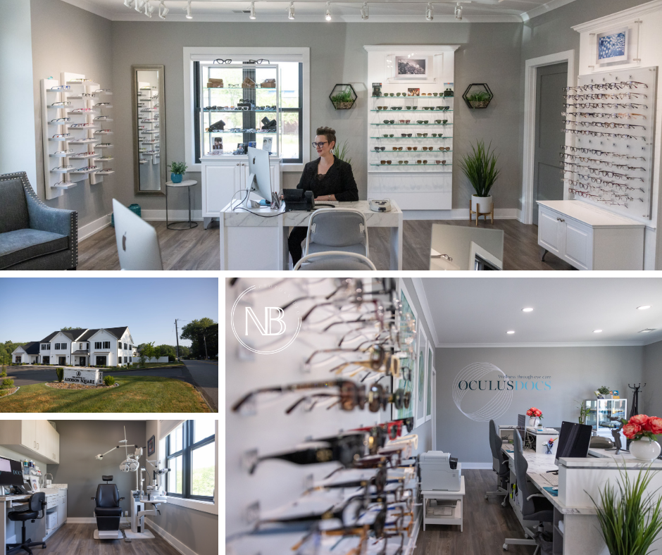Interior and exterior images of a eye doctor practice_nicole bedard photo video