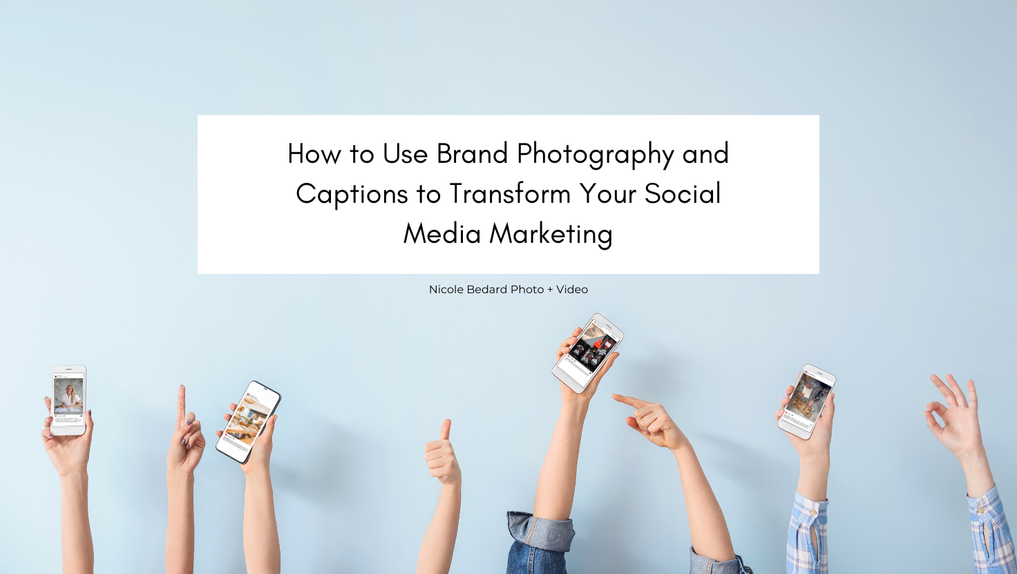 social media marketing blog from a brand photography perspective