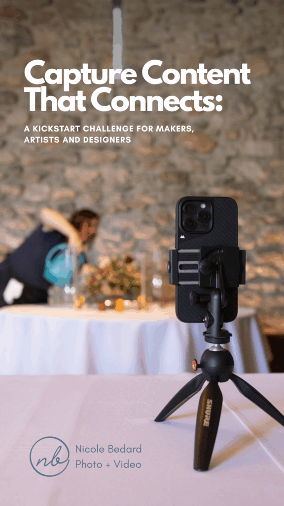 Capture Content That Connects: A Kickstart Challenge for Makers, Artists and Designers Course