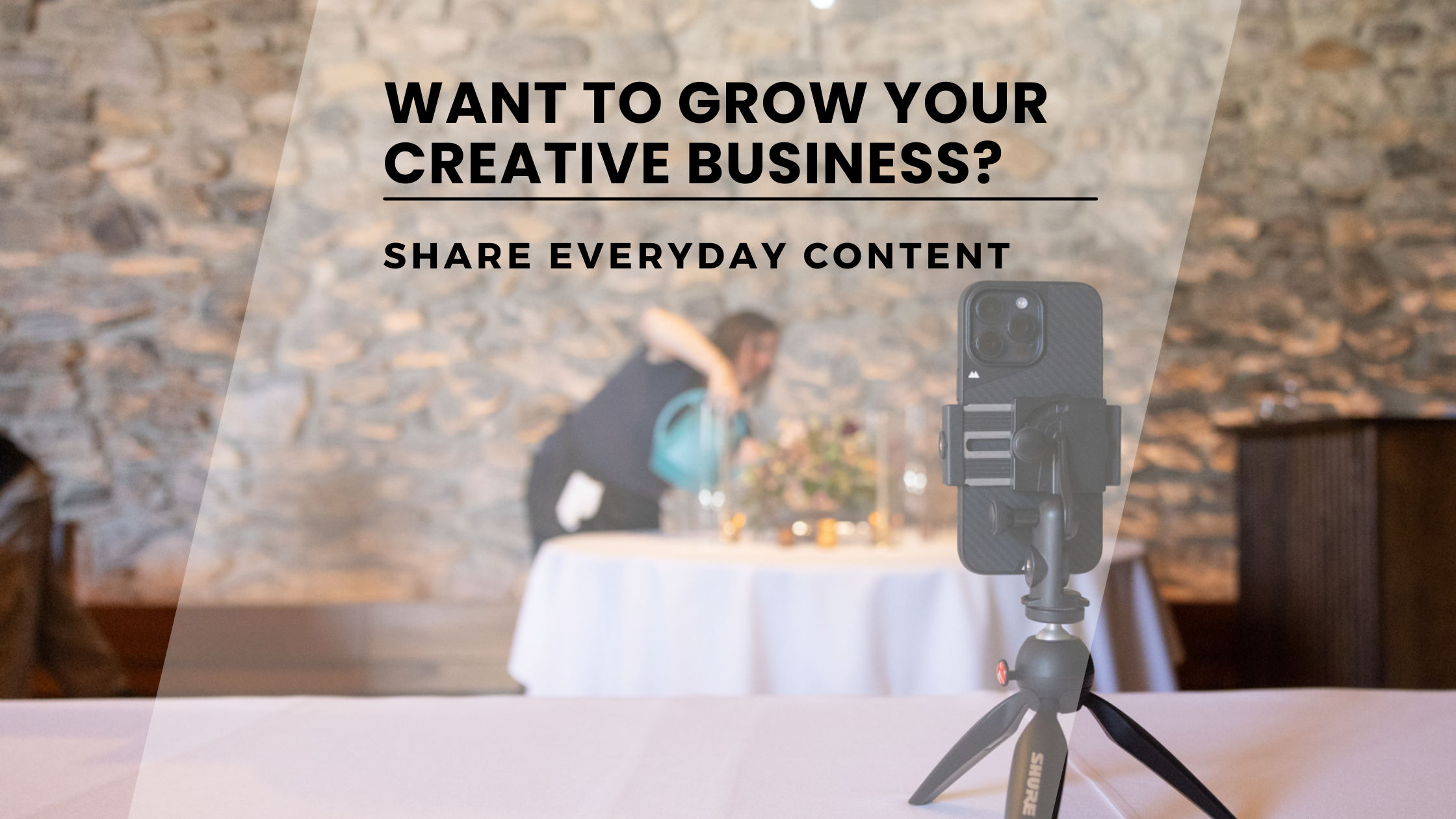 Want to Grow Your Creative Business share your everyday content