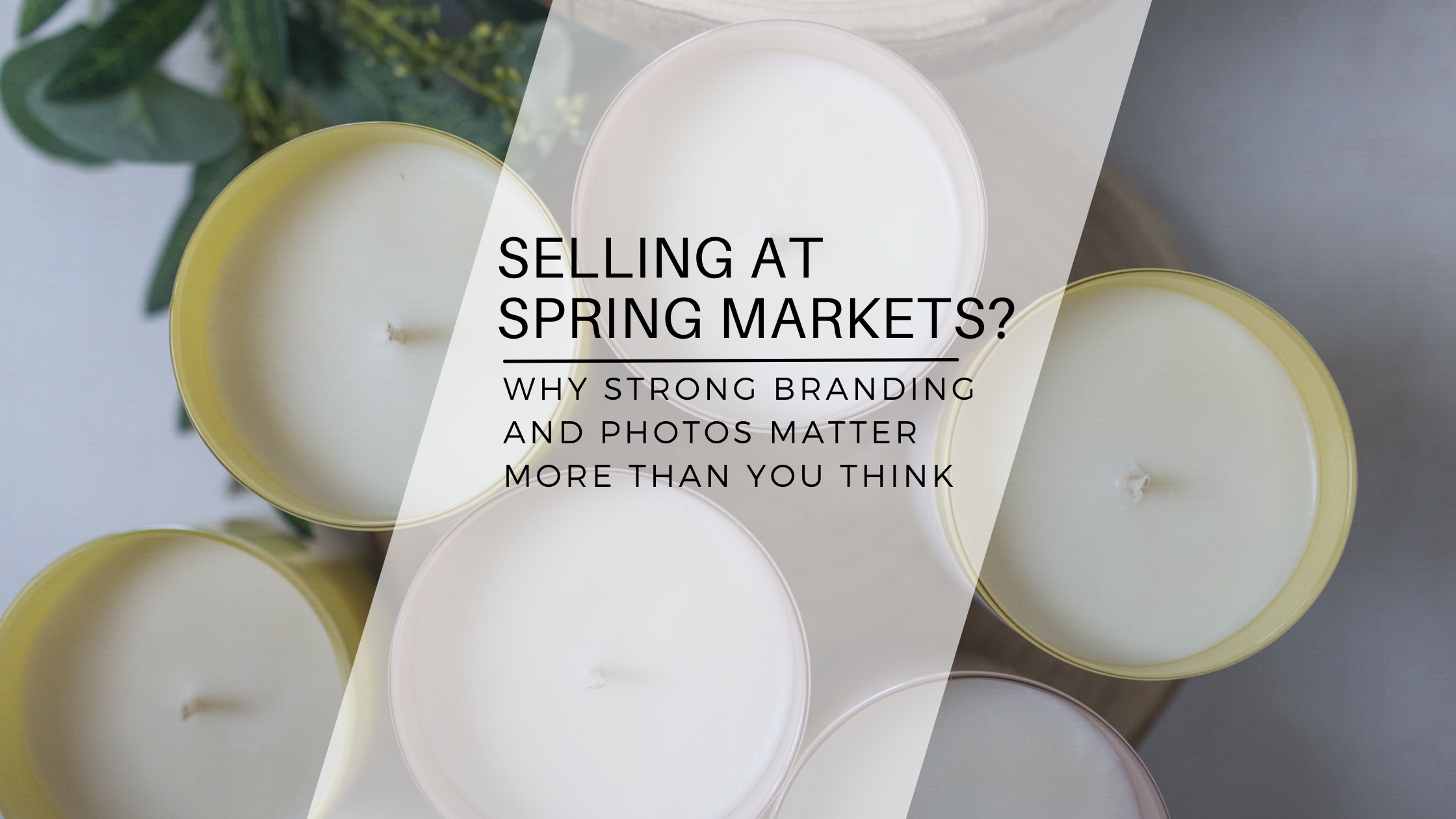 selling products at spring markets blog post